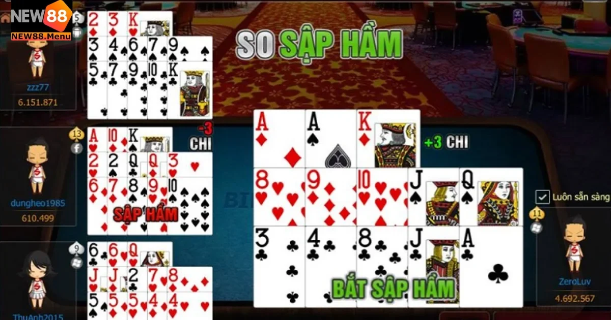 Cách Chơi Mậu Binh Trên New88 Cho Người Mới Bắt Đầu 5 Cách xếp bài mậu binh để tối ưu cơ hội thắng trên New88