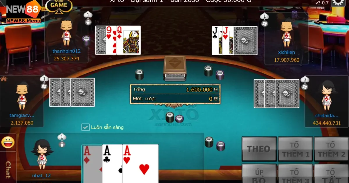 Tìm Hiểu Game Bài Xì Tố Tại New88 - Cách Chơi & Mẹo Chơi 3 Tìm hiểu về luật chơi game bài xì tố tại New88
